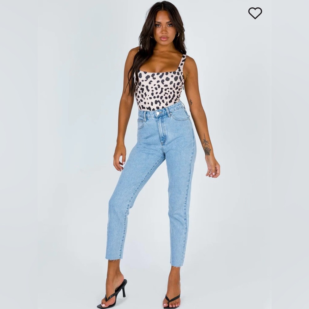 Princess Polly Tamikah leopard print bodysuit sz 4